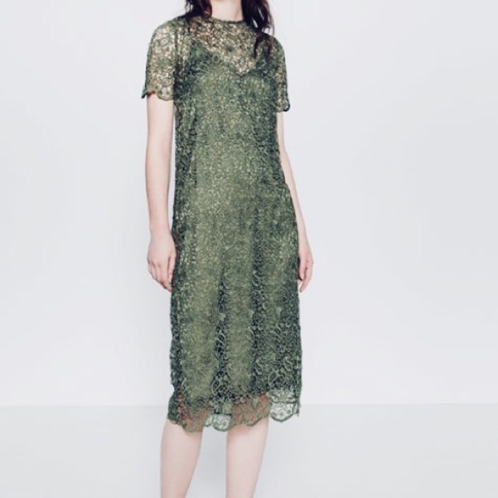 Zara Lace Midi Dress